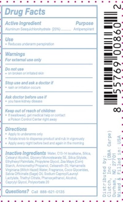 Label (Carpe Fresh Powder Back)